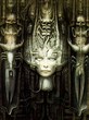 Li II, 1973/1974, HR Giger, Work No. 251, acrylic on paper, 200 x 140 cm â“’ 2005 HR Giger. All rights reserved.